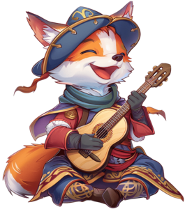 Cute Heroes: Fox Bard_1