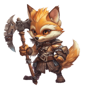 Cute Heroes: Fox Barbarian